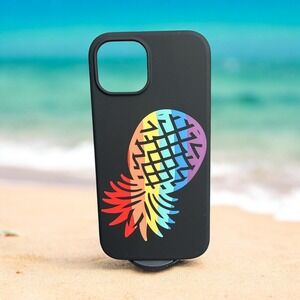 Apple iPhone 15‎ Pro (not Max) Silicone Case with MagSafe Upside Down Pineapple